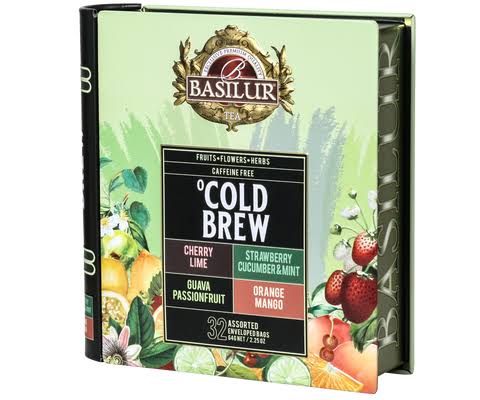 The Cold Brew Assortment Tea Book - 32 Enveloped Tea Bags