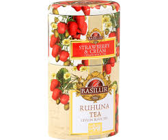 Two Layer Caddy - Strawberry & Cream and Ruhuna Tea -100g Loose leaf Tea
