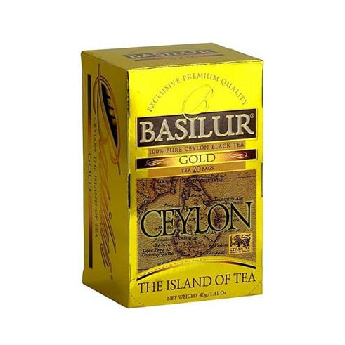 Basilur Ceylon The Island of Tea - Gold